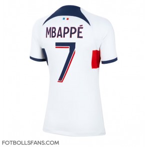 Paris Saint-Germain Kylian Mbappe #7 Replika Bortatröja Damer 2023-24 Kortärmad